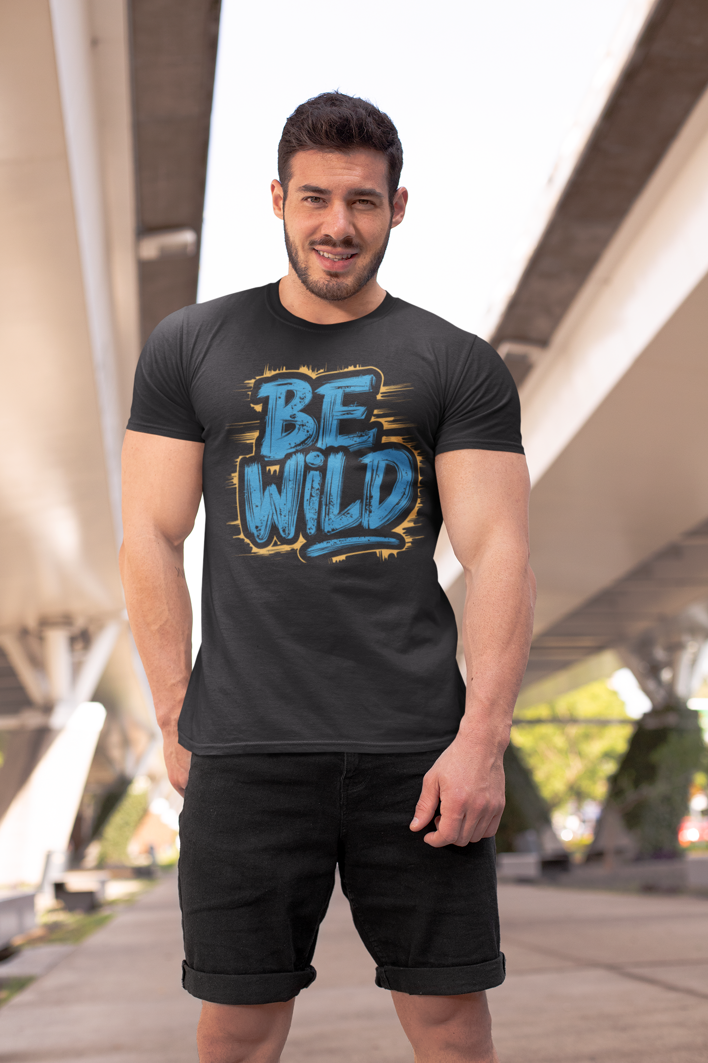 Be Wild Regular Fit T-Shirt - A Foldlined Original