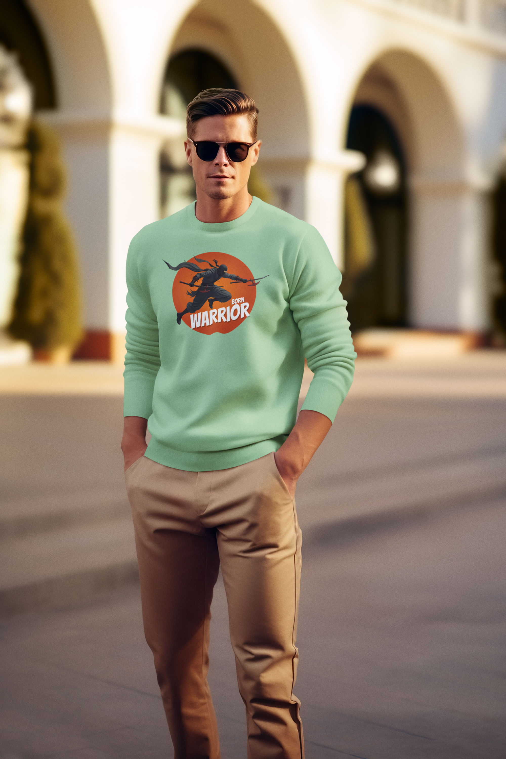 Born Worrior Sweatshirt - A Foldlined Original