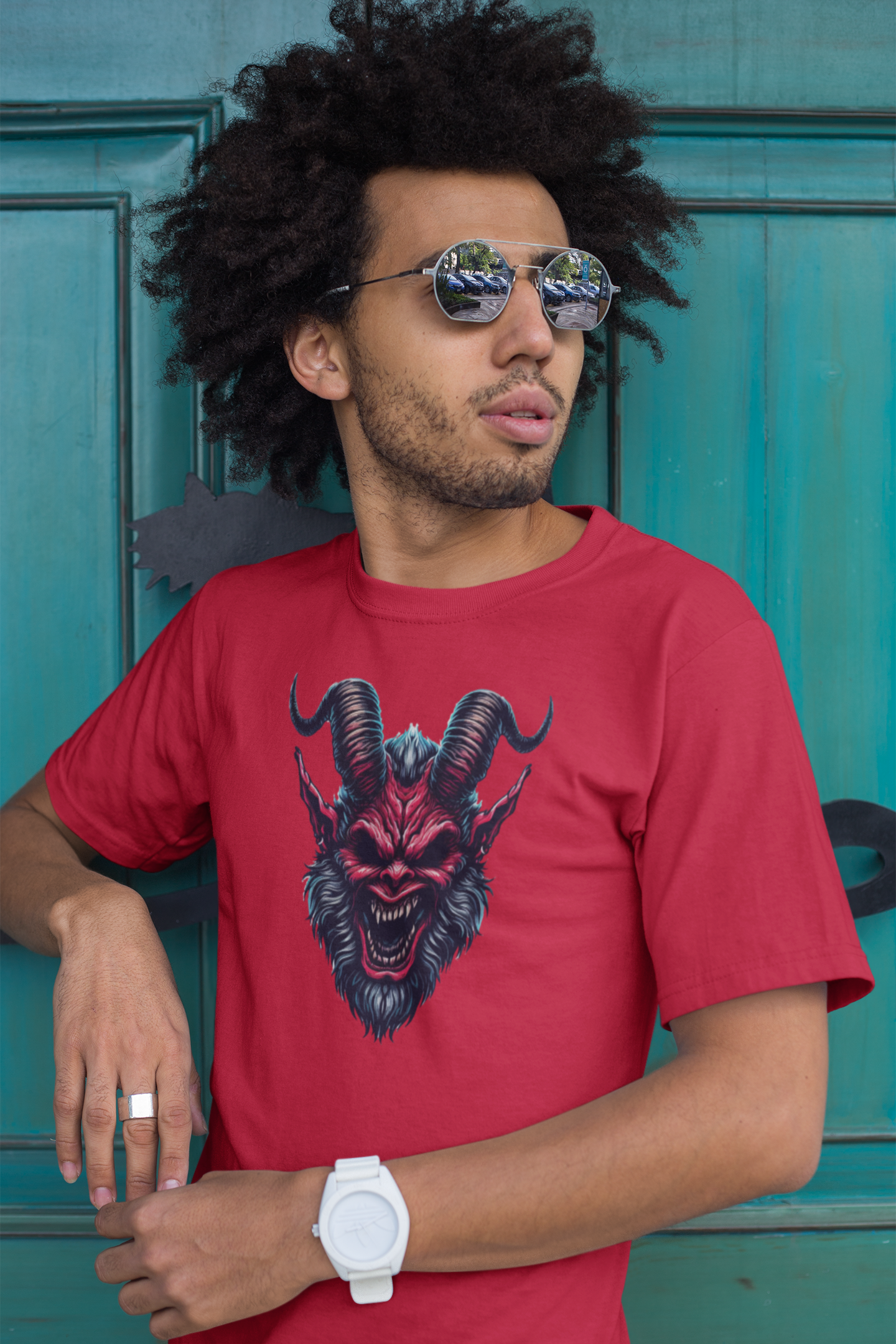 Evil Goat Regular Fit T-Shirt - A Foldlined Original