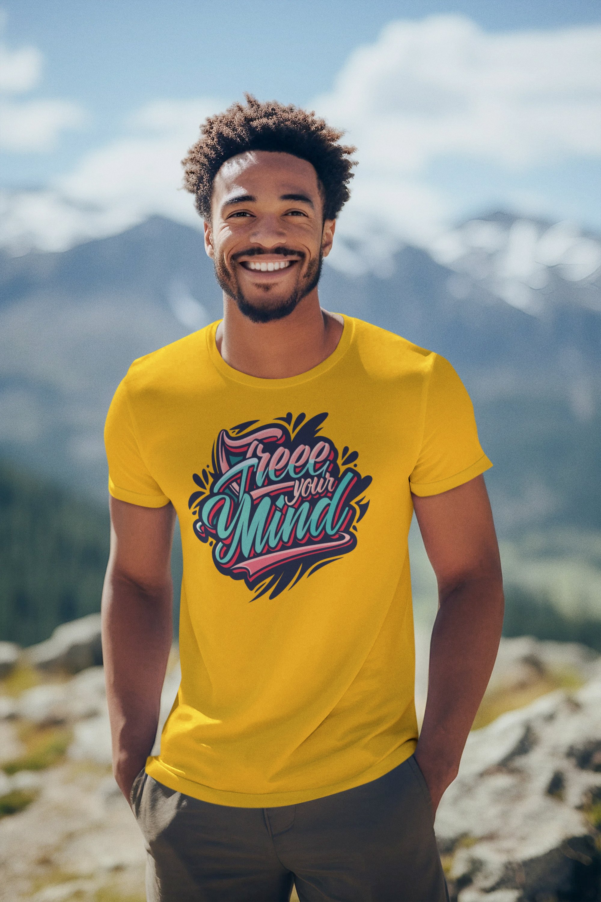 Free Your Mind Regular Fit T-Shirt - A Foldlined Original