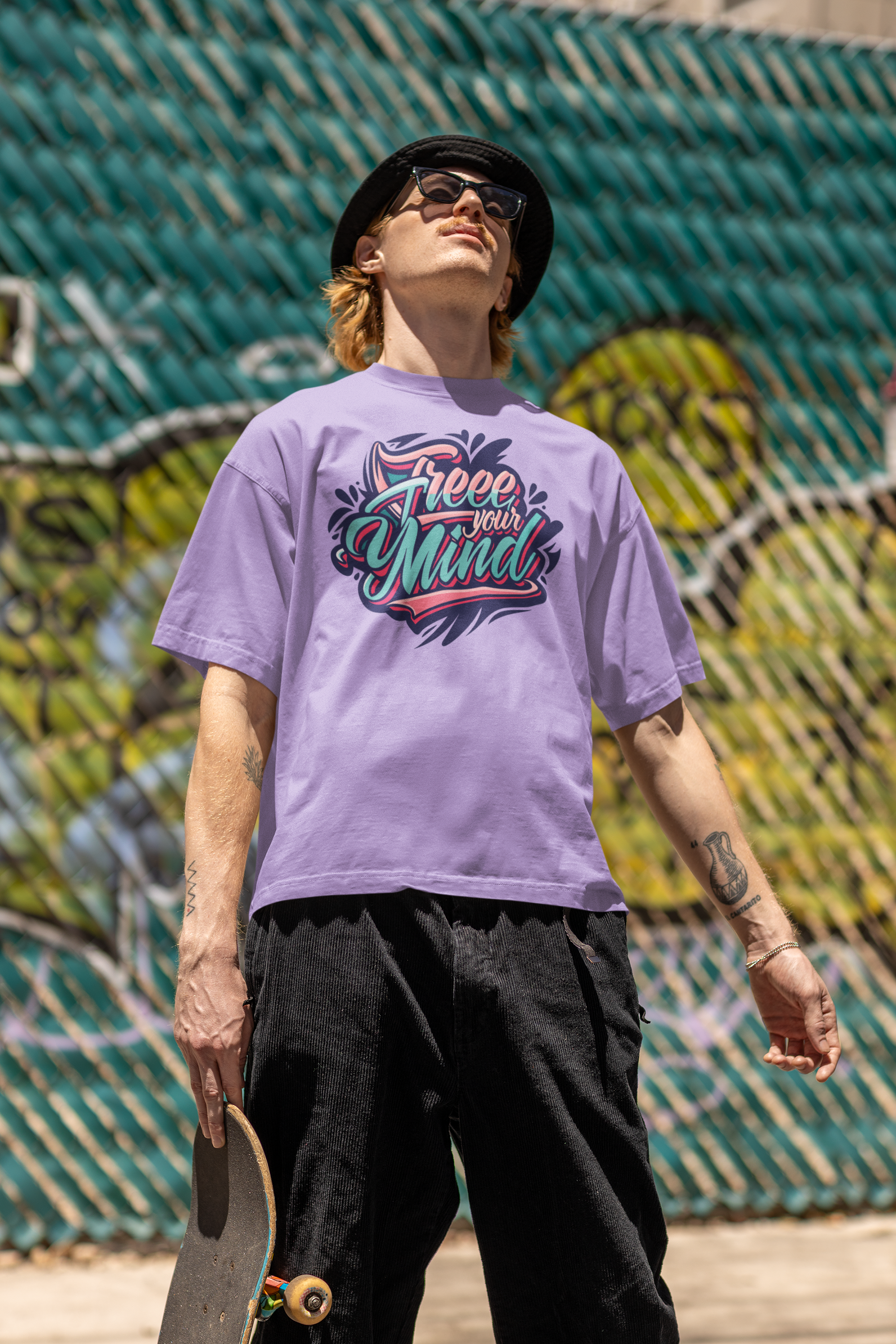 Free Your Mind Oversized T-Shirts - A FoldLined Original