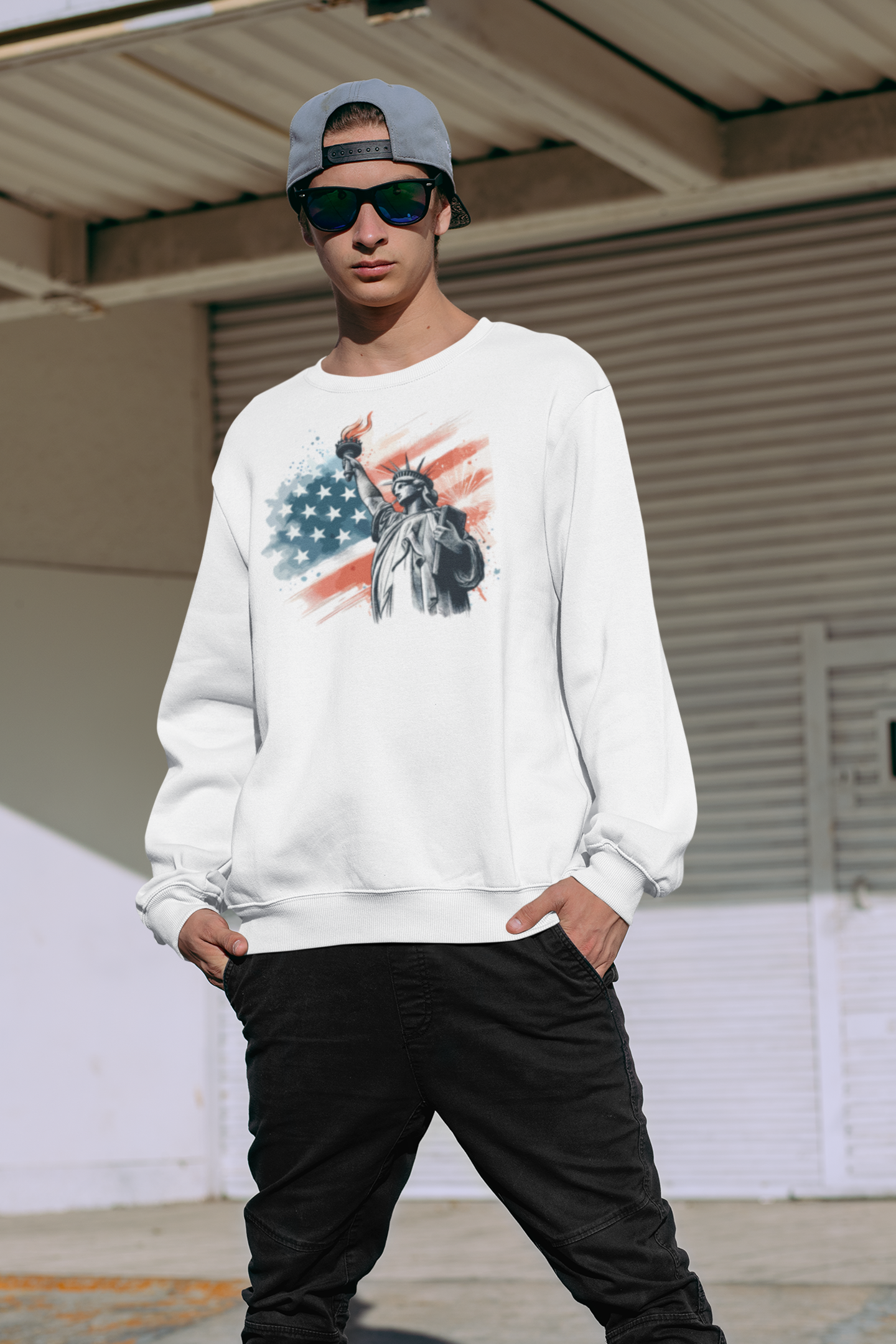 Love America Sweatshirt - A Foldlined Original