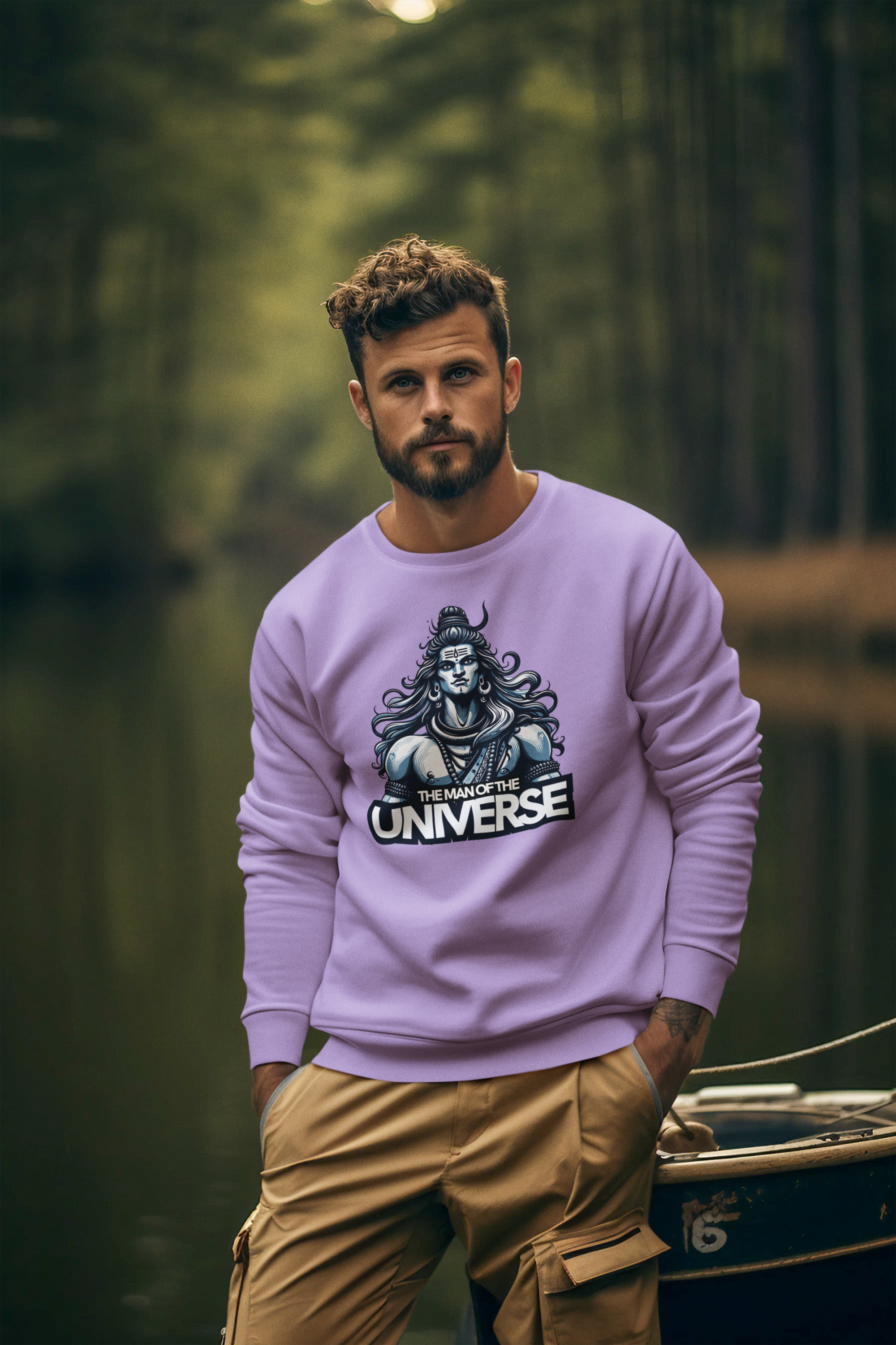 Man Of The Universe Sweatshirt - A Foldlined Original