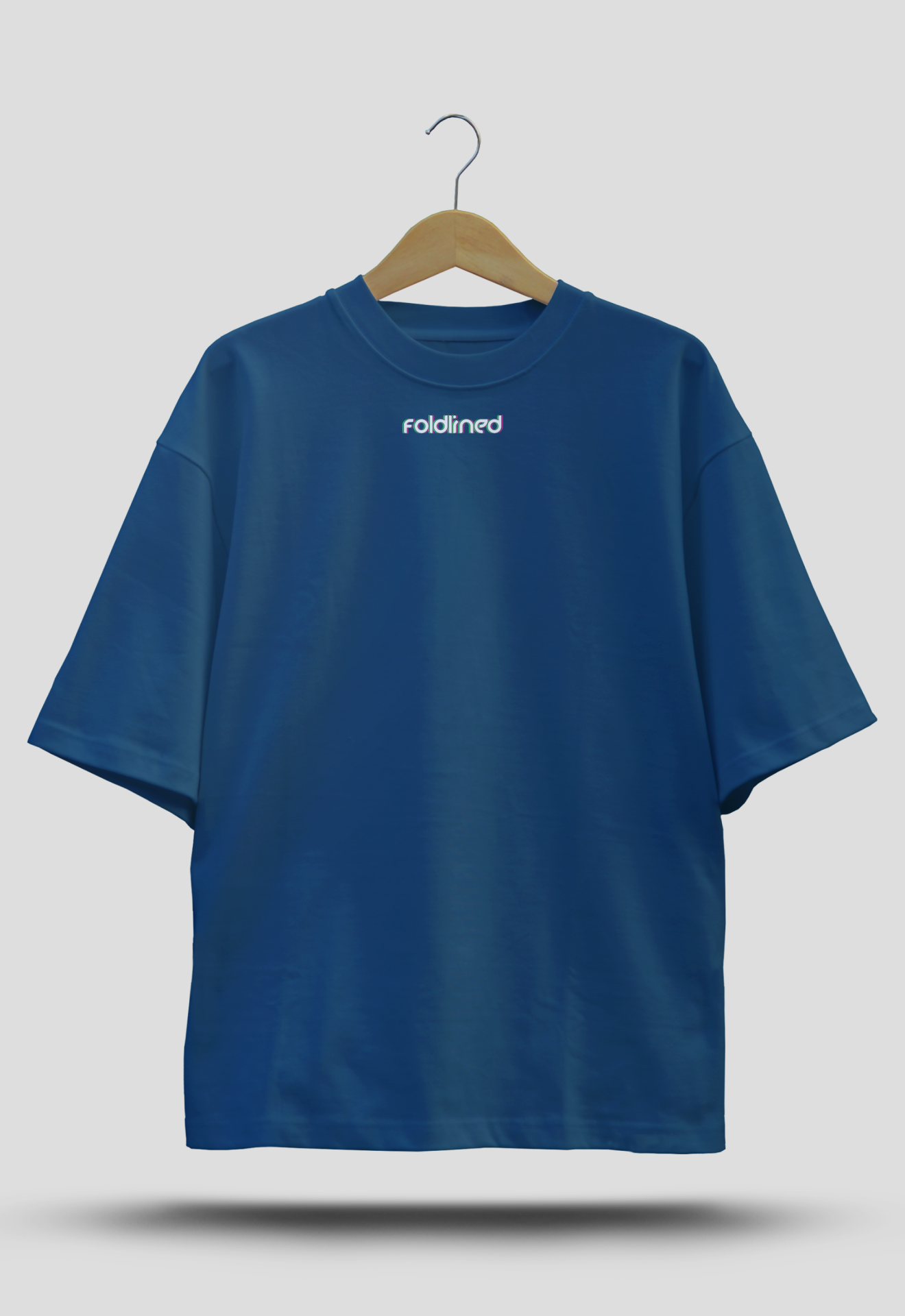 Mission Complete Oversized Navy Blue T-Shirts - A FoldLined Original