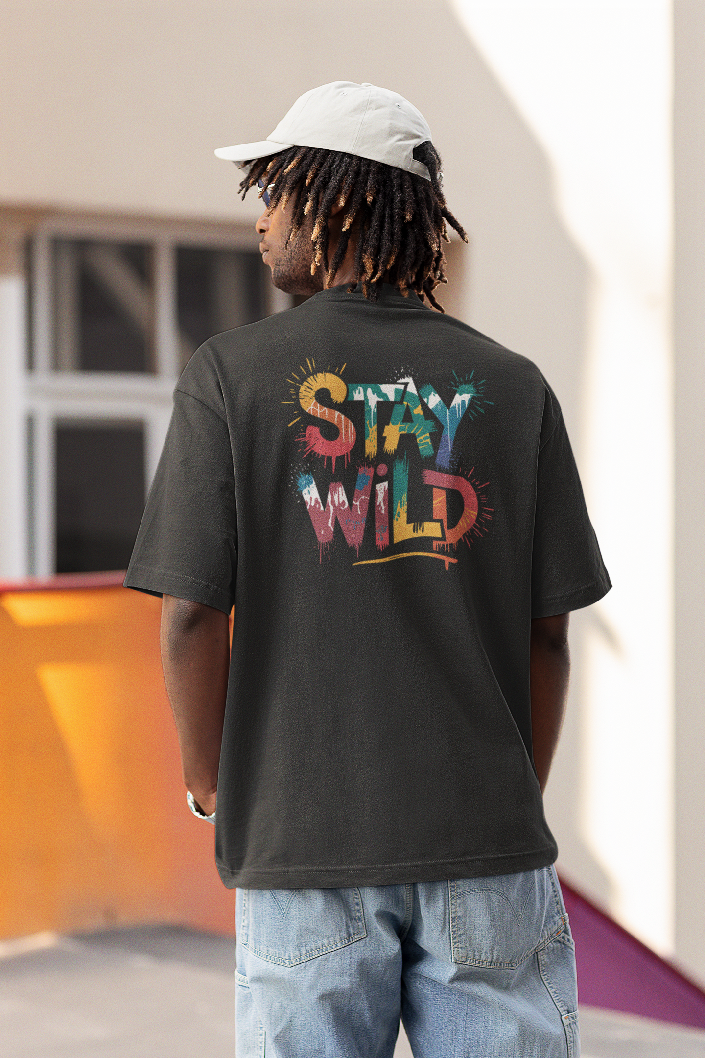 Stay Wild Oversized T-Shirts - A FoldLined Original