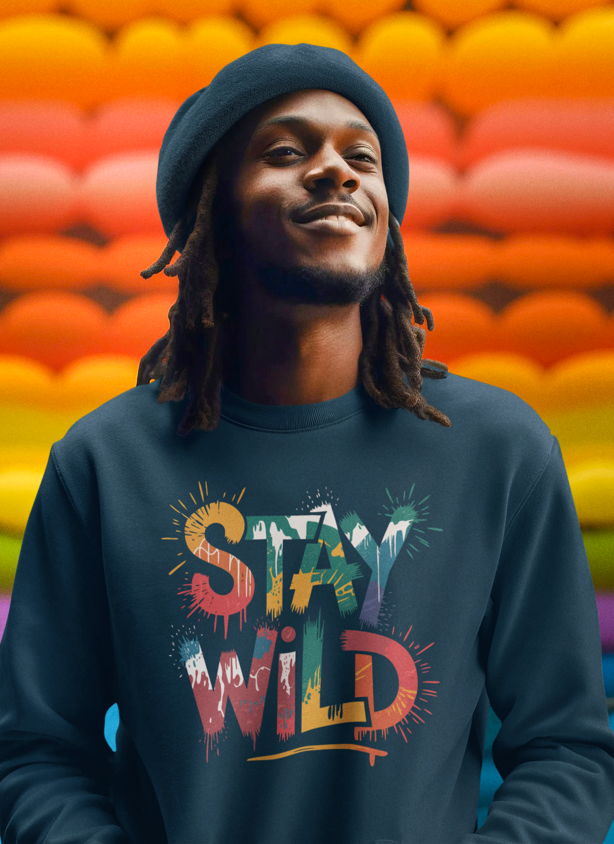 Stay Wild Sweatshirt - A Foldlined Original