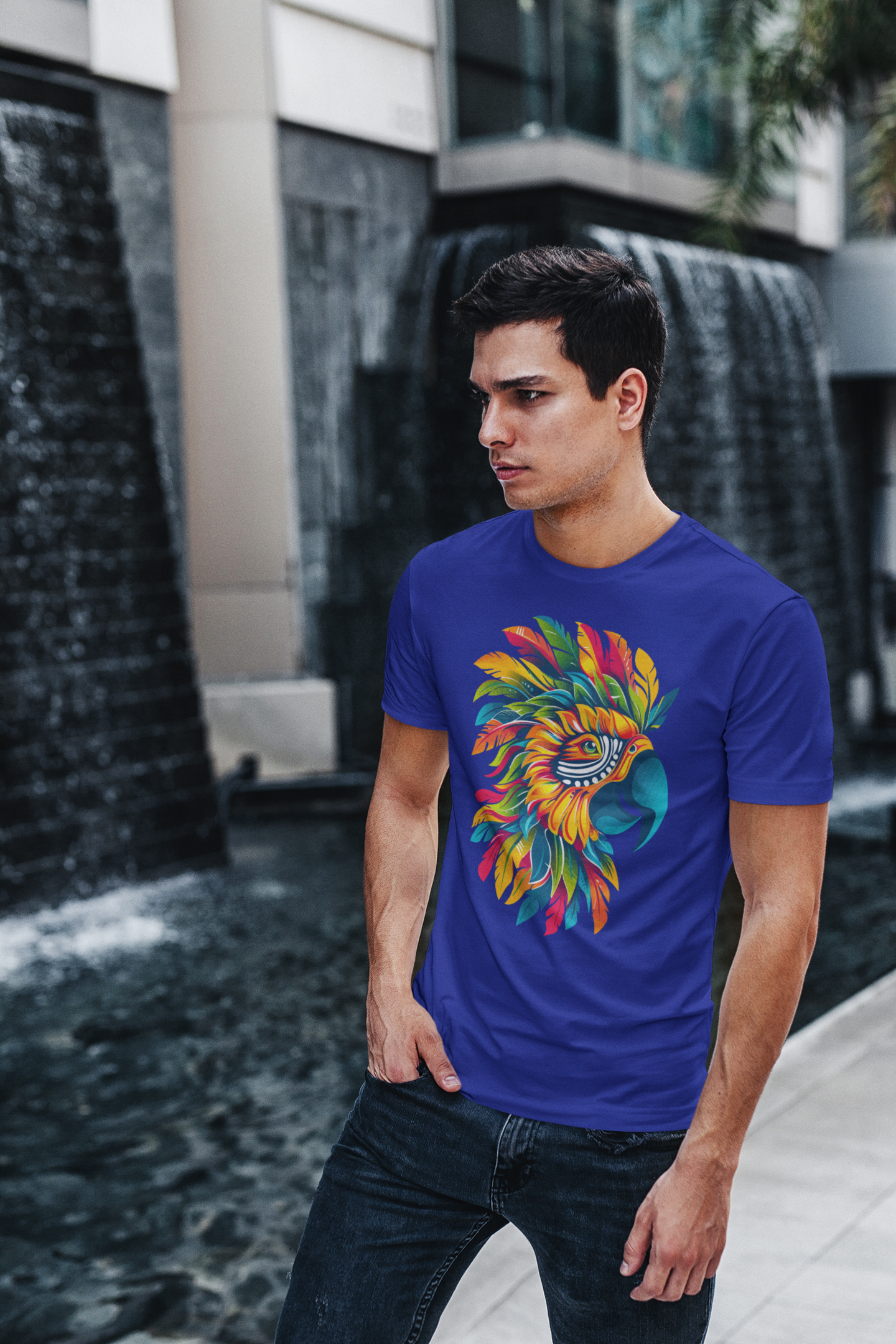 Incredible Parrot Regular Fit T-Shirt - A Foldlined Original